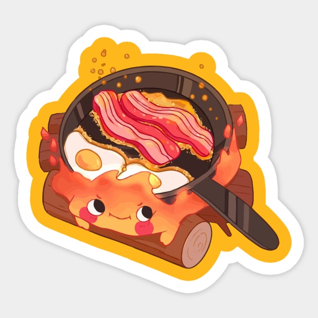 The food we eat Sticker by ly.s_art